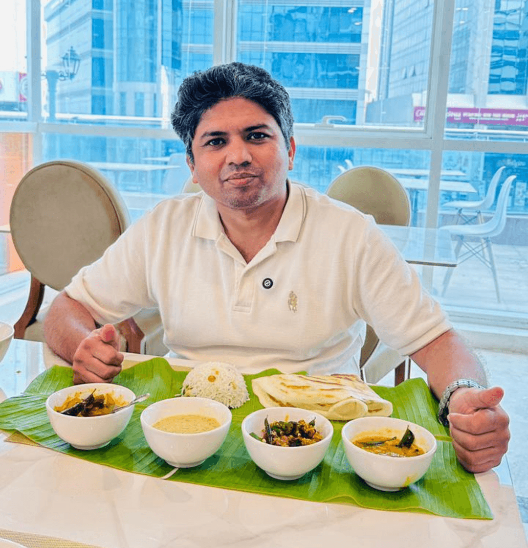 Restaurant interior detail at Aapka